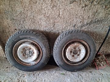 coppia ruote furgone 185.75.14 come nuove 