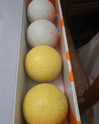 N.4 bocce da 107 mm di diametro