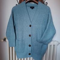 Piombo maxi cardigan