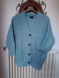 Piombo maxi cardigan
