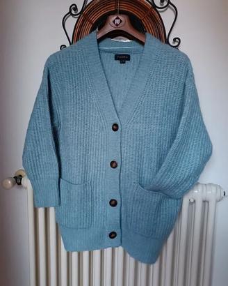 Piombo maxi cardigan