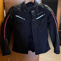 Giubbino Moto Rev’it donna nero/rosa, giubbotto