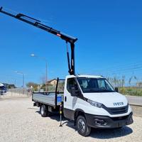 IVECO DAILY 35C16 EURO 6e NUOVO GRU 12m CASSONE