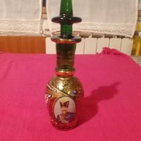 miniatura bottiglia dipinto a mano decorato oro 22