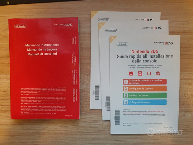 Nintendo 3DS con manuali NP5479