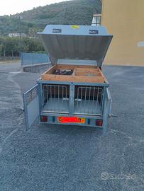 Carrello rimorchio chiuso multiuso