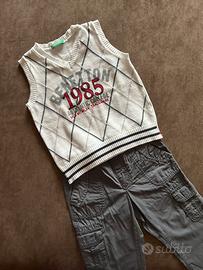 Completino bimbo Benetton TG.12 mesi