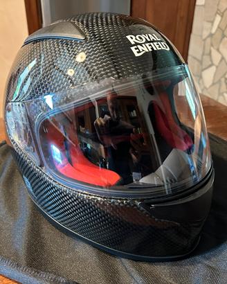 Casco Royal Enfield carbonio