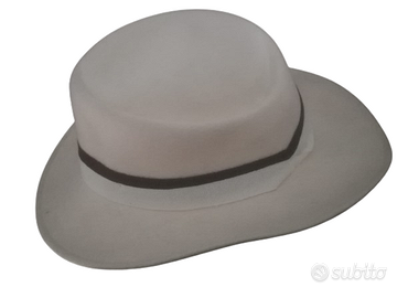 Cappello donna in lana  vintage tesa larga