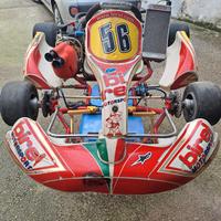 go-kart  birel 125cc kz motore tm 