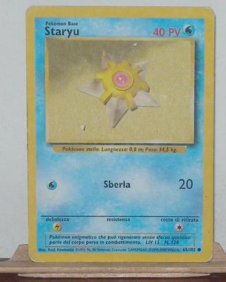 Carta Pokèmon - Creatura - Staryu