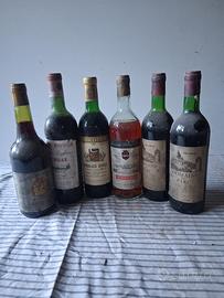 Nr 6 vini Francesi vintage