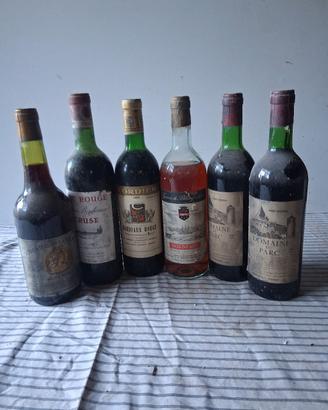 Nr 6 vini Francesi vintage
