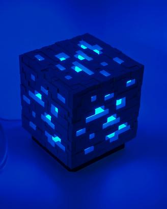 Lampa da Blocco Minecraft RGB - Stampa 3D