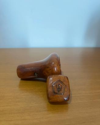 Pomello maserati originale in mogano