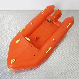 Modello giocattolo vintage gommone barca anni '70