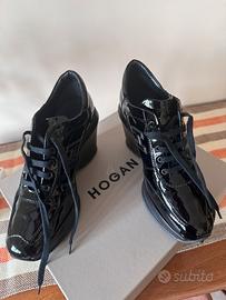 Hogan interactive sneaker verniciate nere