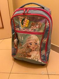 zaino trolley bambina Frozen scuola primaria