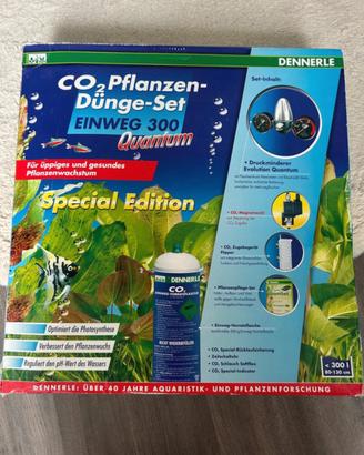 Impianto co2 completo per acquario dennerle