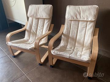 Poltroncine Poäng Ikea per bambini