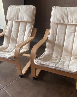 Poltroncine Poäng Ikea per bambini