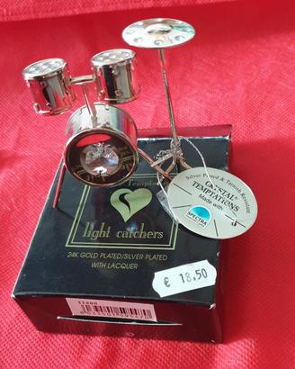 Batteria mini silver plated