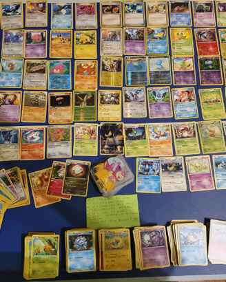 Carte Pokemon ed altre di vari raccolte