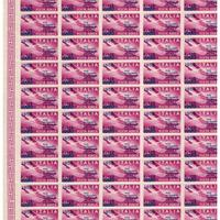 Posta Aerea 1956 - Lire 120 su 50 lilla,