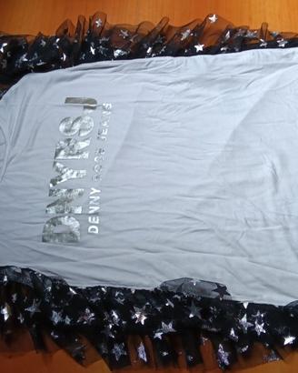 T-shirt Denny Rose jeans originale bianca