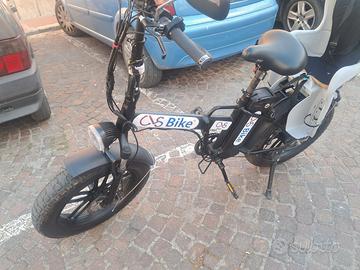 bicicletta elettrica fat bike 750w 