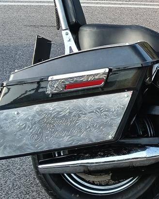borse rigide Harley Davidson incise
