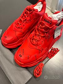 Balenciaga sneakers triple s rosse