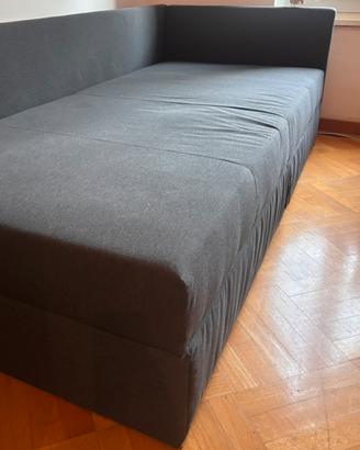 Divano letto singolo  IKEA BYGGET con contenitore