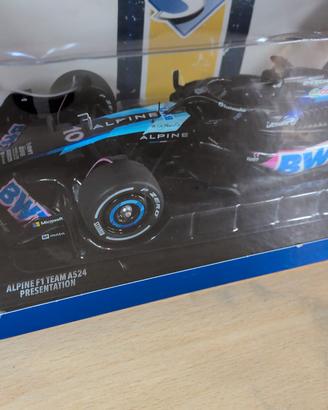 1:18 SOLIDO Alpine F1 A524 #10  Presentation 2024 