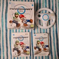 Videogioco Mario Kart Wii completo volante boxato