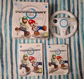 Videogioco Mario Kart Wii completo volante boxato