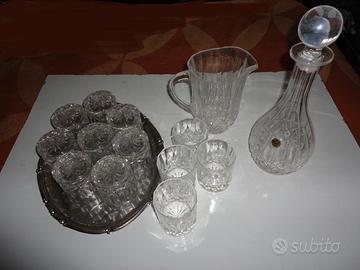 Set RCR :12 Bicchieri, Caraffa, Bottiglia Nuovi
