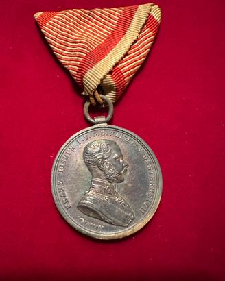Medaglia al valore, argenti, Francesco Giuseppe