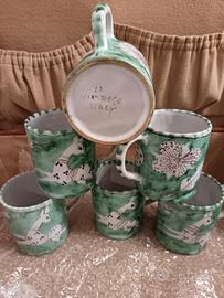 Tazze in ceramica Vim Rese Italy Vietri 6 PZ