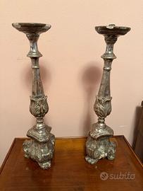 Candelieri lignei antichi