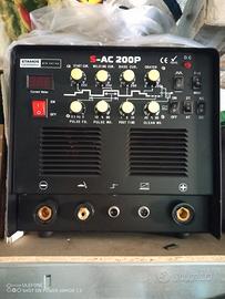 Saldatrice TIG AC/DC 200P Professionale + Bombola