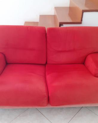 Divano Pelle Alcantara 2 + 3