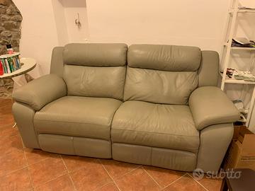 Divano Relax in pelle Poltronesofà 3 Posti