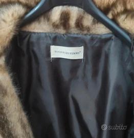 Giubbotto pesante per donna colore marrone con fin