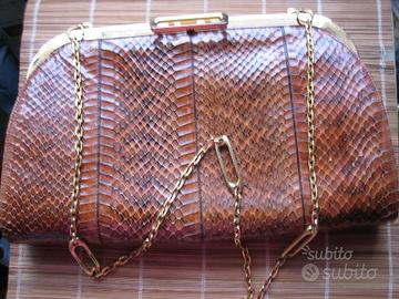 Borsa di Pitone Anni''60.Tracolla