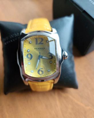 Orologio Newman giallo pari al nuovo 