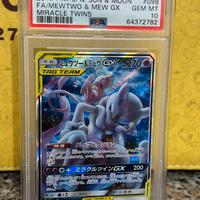 Pokemon psa 10 mew & mewtwo gx tag team