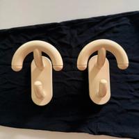 Coppia appendiabiti design stile Space-Age CON&CON