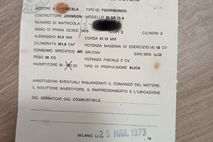 Libretto fuoribordo Johnson