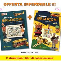 2 rari libri ANTICHI BALOCCHI vol1-2 Giocattoli